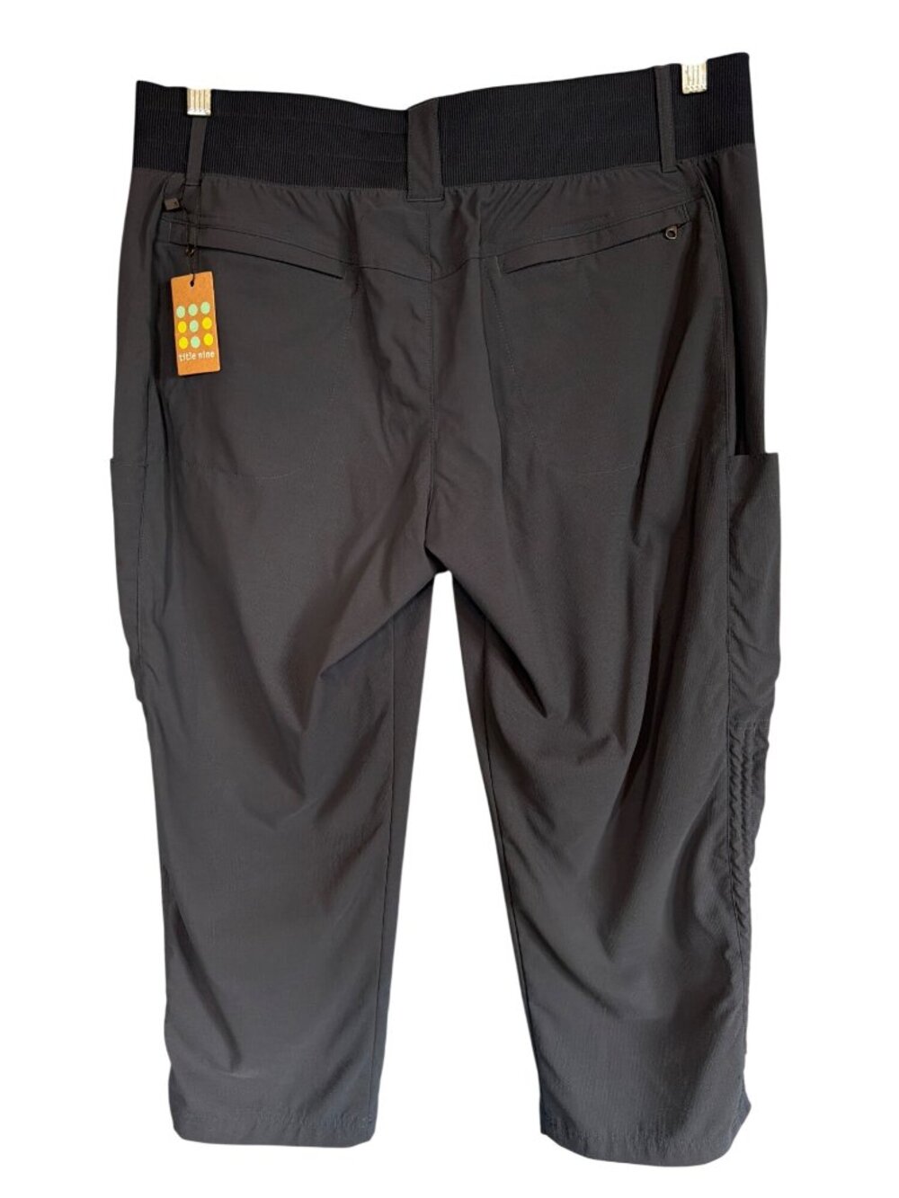 NWT Title Nine Women Gray Clamber Capri Hiking Nylon Pants 12 MSRP$109 - Picture 13 of 16
